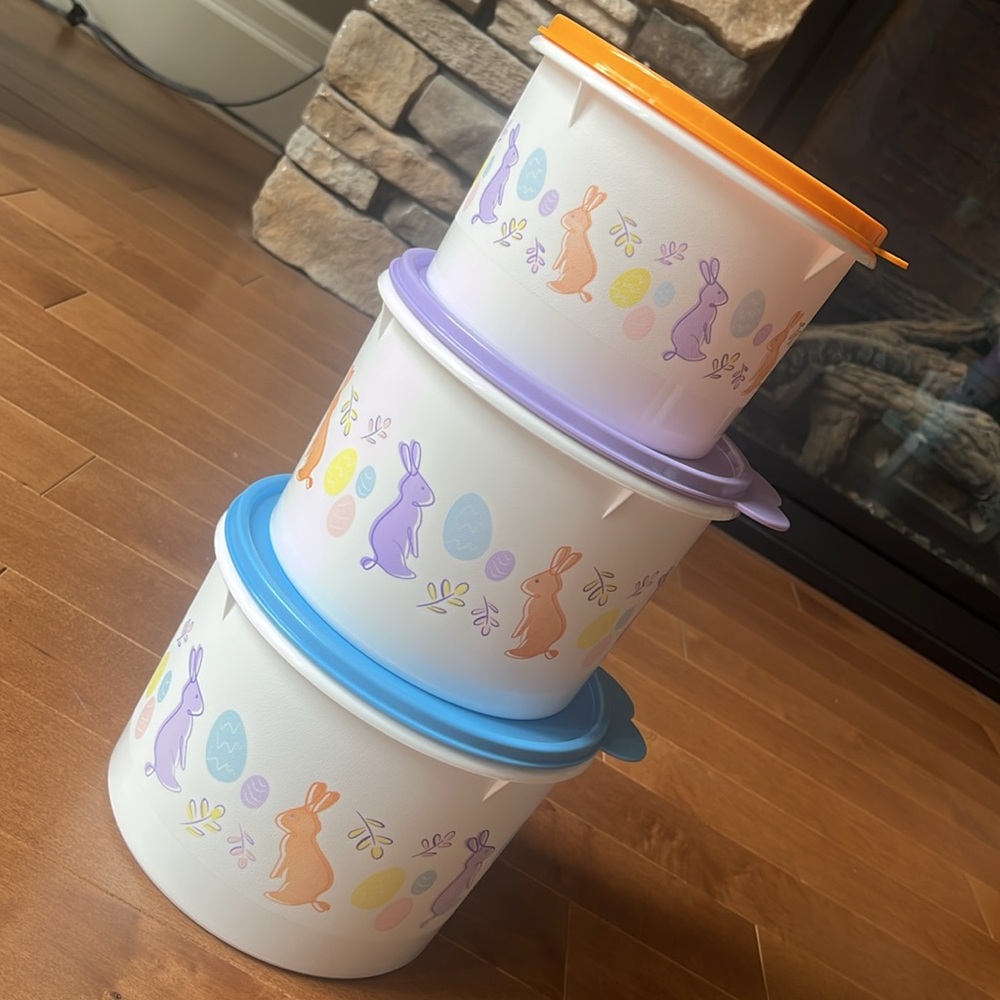 Tupperware Containers 3 piece set